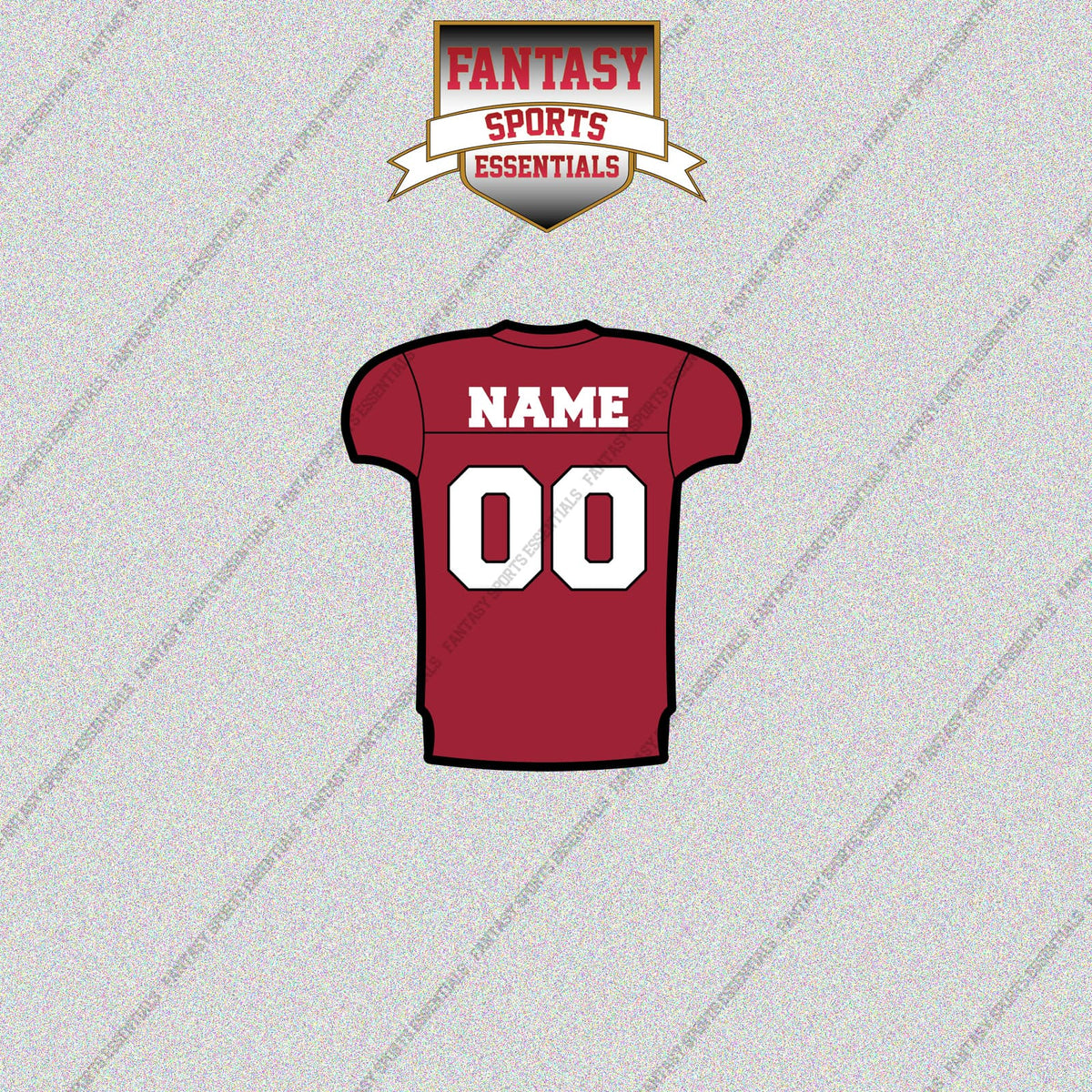 Stanford Cardinal Football Personalized Home Jersey Glossy Stickers
