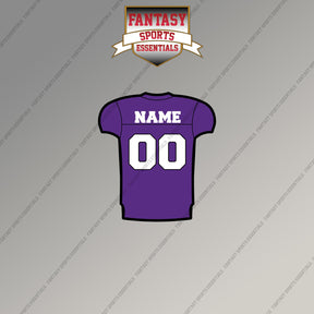 TCU Horned Frogs Football Personalized Current Home Jersey Magnets