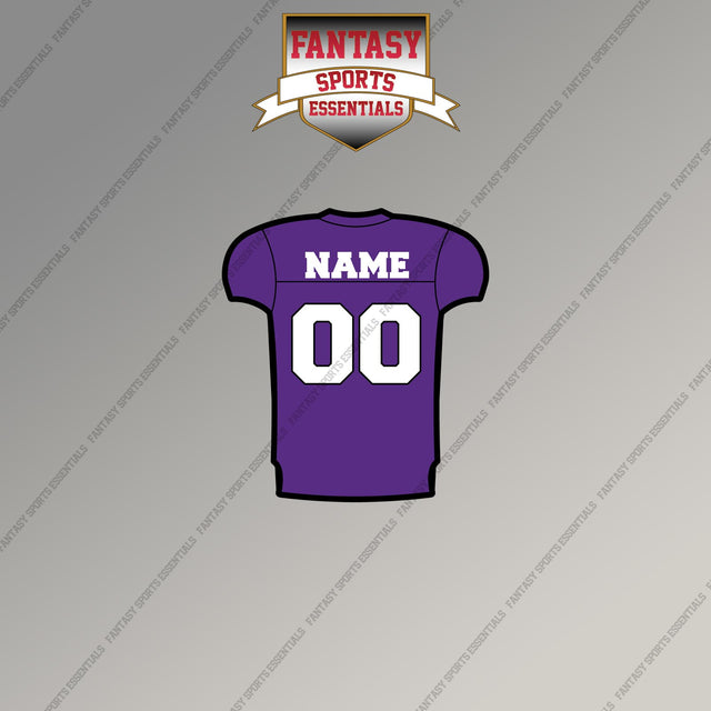 TCU Horned Frogs Football Personalized Current Home Jersey Magnets