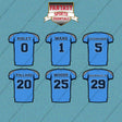 Tennessee Titans 2025 Home Jersey Car Decals (Choose Your Player) Page 1