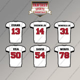 Tampa Bay Buccaneers 2025 Away Jersey Magnets (Choose Your Player) Page 2