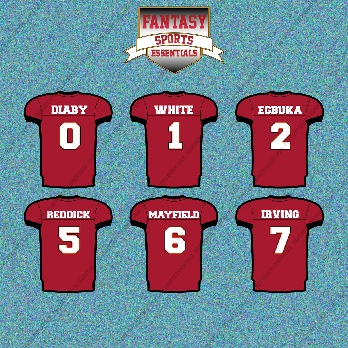 Tampa Bay Buccaneers 2025 Home Jersey Car Decals (Choose Your Player) Page 1