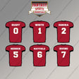 Tampa Bay Buccaneers 2025 Home Jersey Magnets (Choose Your Player) Page 1