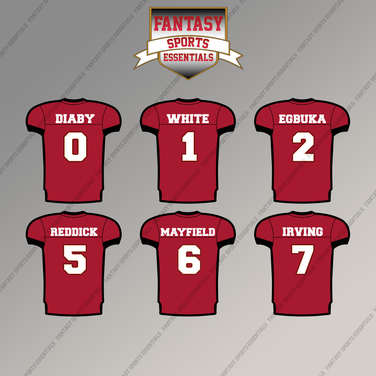 Tampa Bay Buccaneers 2025 Home Jersey Magnets (Choose Your Player) Page 1