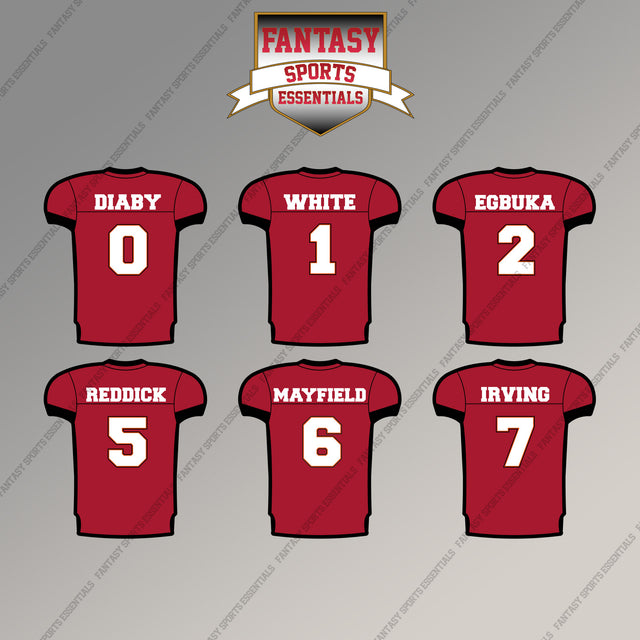 Tampa Bay Buccaneers 2025 Home Jersey Magnets (Choose Your Player) Page 1
