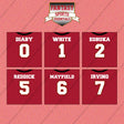 Tampa Bay Buccaneers 2025 Home Jersey Wall Art Prints (Choose Your Player) Page 1