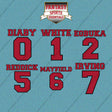 Tampa Bay Buccaneers 2025 Name and Number Car Decals (Choose Your Player) Page 1