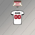 Tampa Bay Buccaneers Personalized Current Away Jersey Magnets