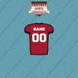 Tampa Bay Buccaneers Personalized Current Home Jersey Car Decals