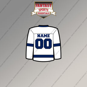 Tampa Bay Lightning Personalized Current Away Jersey Magnets