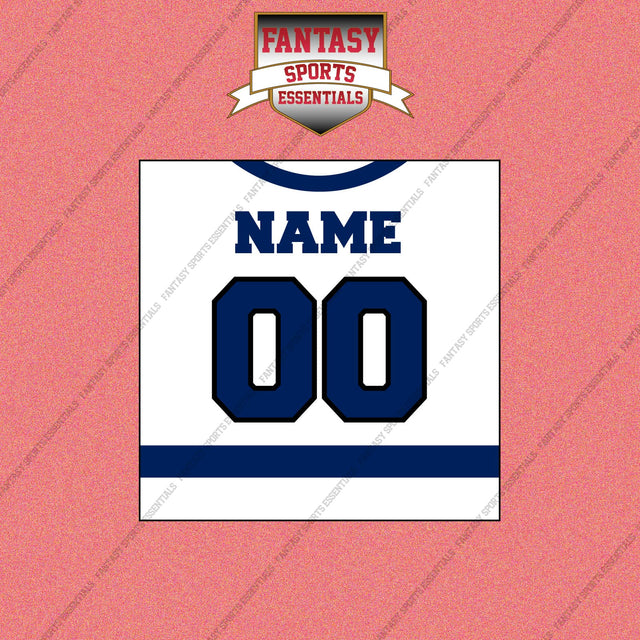 Tampa Bay Lightning Personalized Current Away Jersey Wall Art Prints