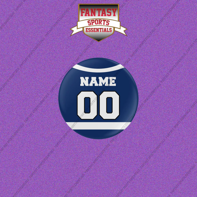 Tampa Bay Lightning Personalized Current Home Jersey Buttons