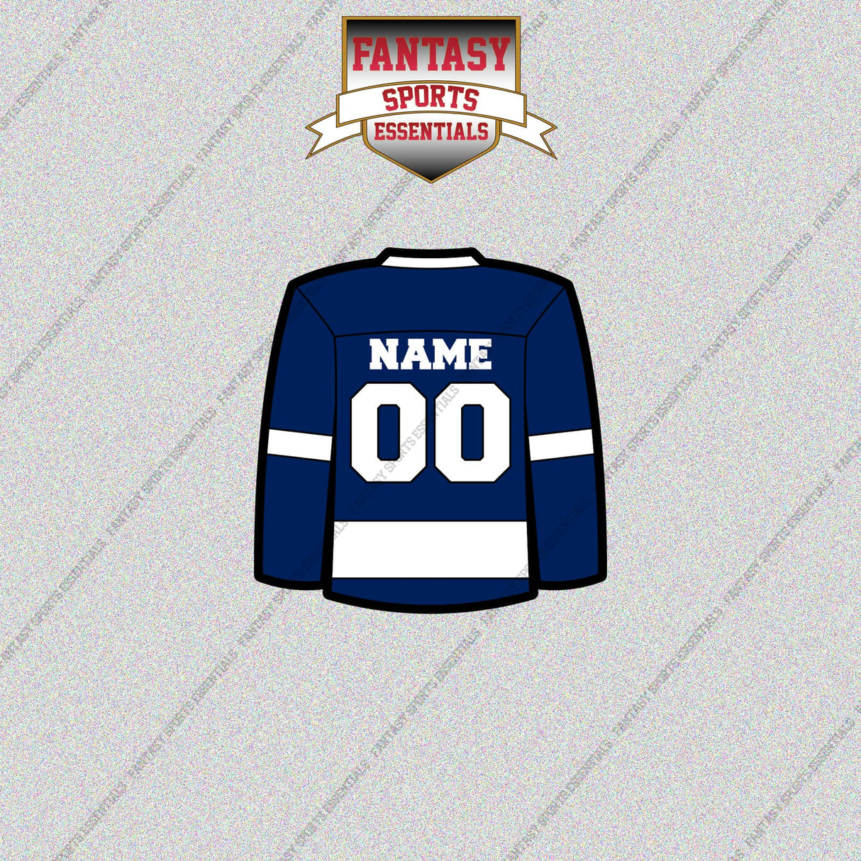 Tampa Bay Lightning Personalized Current Home Jersey Glossy Stickers