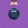 Tampa Bay Rays Personalized Current Away Jersey Buttons