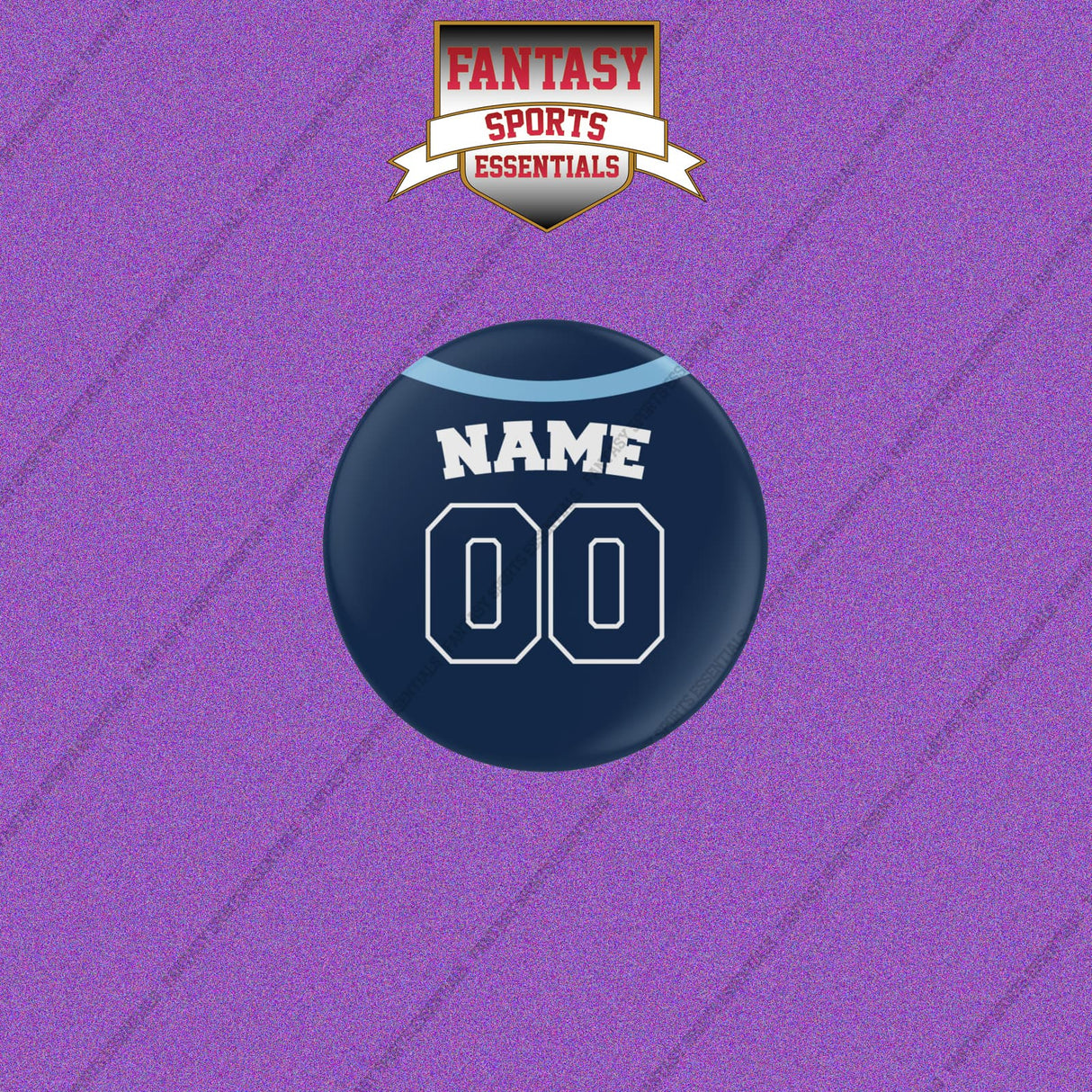 Tampa Bay Rays Personalized Current Away Jersey Buttons