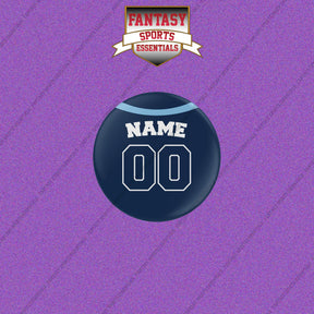 Tampa Bay Rays Personalized Current Away Jersey Buttons