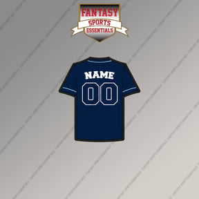 Tampa Bay Rays Personalized Current Away Jersey Magnets