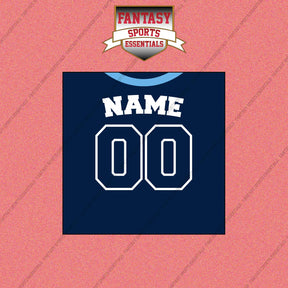 Tampa Bay Rays Personalized Current Away Jersey Wall Art Prints