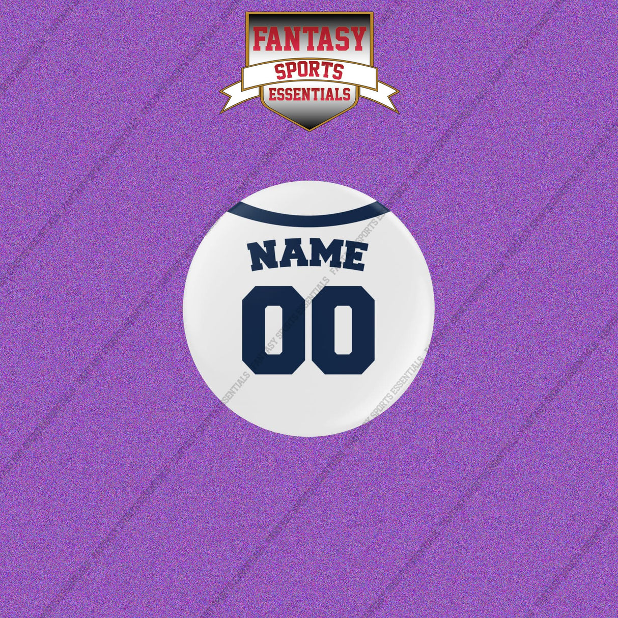 Tampa Bay Rays Personalized Current Home Jersey Buttons