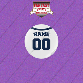 Tampa Bay Rays Personalized Current Home Jersey Buttons