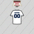 Tampa Bay Rays Personalized Current Home Jersey Glossy Stickers