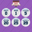Tennessee Titans 2025 Away Jersey Button Pins (Choose Your Player) Page 1