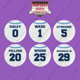 Tennessee Titans 2025 Away Jersey Button Pins (Choose Your Player) Page 1