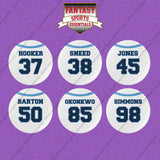 Tennessee Titans 2025 Away Jersey Button Pins (Choose Your Player) Page 2