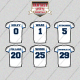 Tennessee Titans 2025 Away Jersey Glossy Stickers (Choose Your Player) Page 1