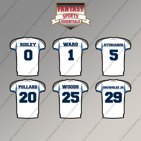 Tennessee Titans 2025 Away Jersey Magnets (Choose Your Player) Page 1