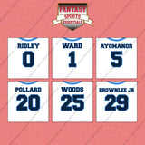 Tennessee Titans 2025 Away Jersey Wall Art Prints (Choose Your Player) Page 1