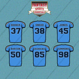 Tennessee Titans 2025 Home Jersey Car Decals (Choose Your Player) Page 2