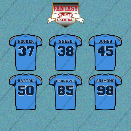Tennessee Titans 2025 Home Jersey Car Decals (Choose Your Player) Page 2