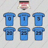 Tennessee Titans 2025 Home Jersey Glossy Stickers (Choose Your Player) Page 1