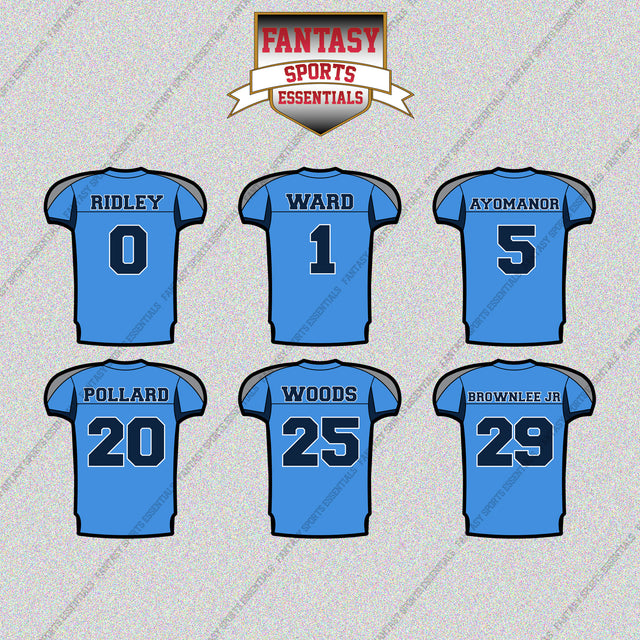 Tennessee Titans 2025 Home Jersey Glossy Stickers (Choose Your Player) Page 1