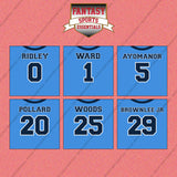 Tennessee Titans 2025 Home Jersey Wall Art Prints (Choose Your Player) Page 1