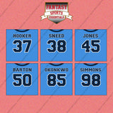 Tennessee Titans 2025 Home Jersey Wall Art Prints (Choose Your Player) Page 2
