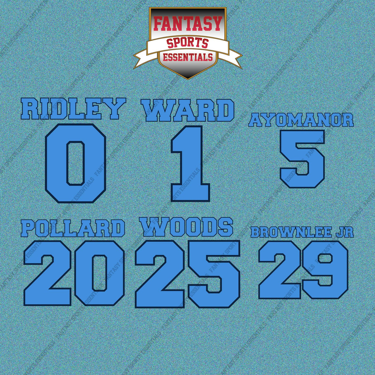 Tennessee Titans 2025 Name and Number Car Decals (Choose Your Player) Page 1