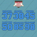 Tennessee Titans 2025 Name and Number Car Decals (Choose Your Player) Page 2