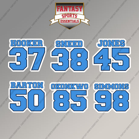Tennessee Titans 2025 Name and Number Magnets (Choose Your Player) Page 2