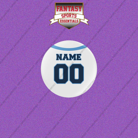 Tennessee Titans Personalized Current Away Jersey Buttons