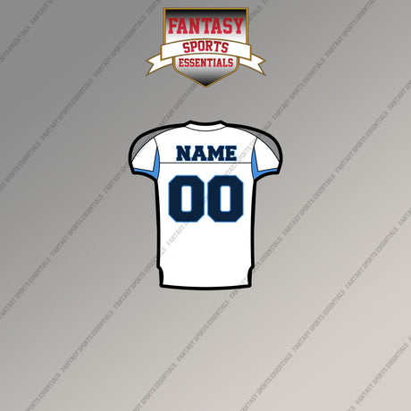 Tennessee Titans Personalized Current Away Jersey Magnets