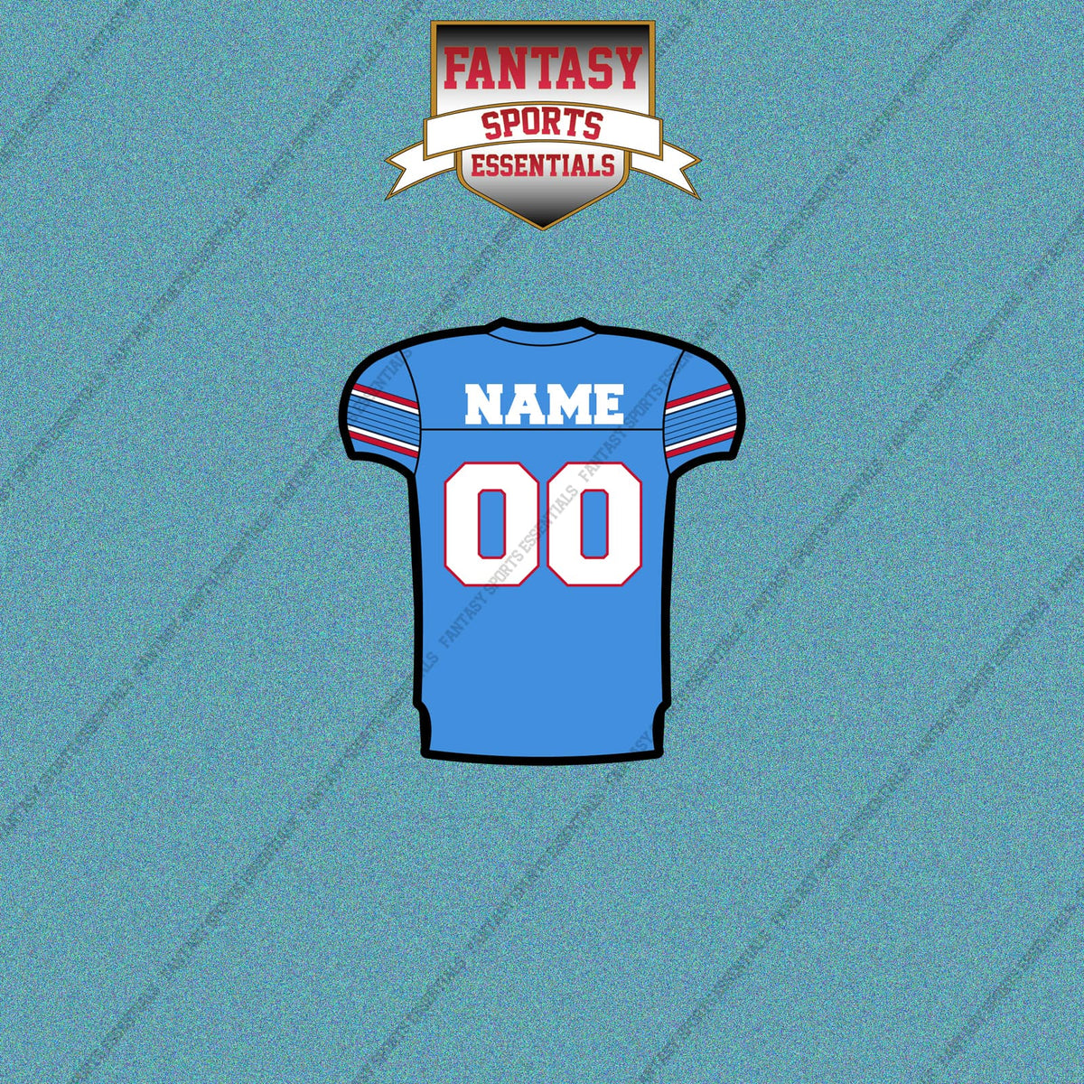 Tennessee Titans Personalized Current Home Jersey Car Decals