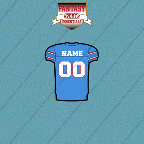 Tennessee Titans Personalized Current Home Jersey Car Decals