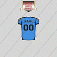 Tennessee Titans Personalized Current Home Jersey Glossy Stickers