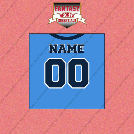 Tennessee Titans Personalized Current Home Jersey Wall Art Prints