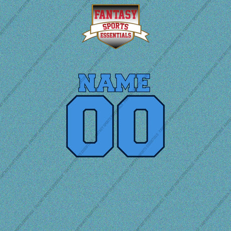 Tennessee Titans Personalized Current Name and Number Car Decals