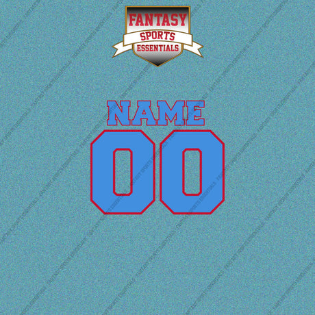 Tennessee Titans Personalized Current Name and Number Car Decals