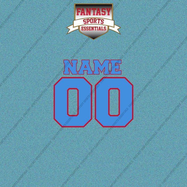 Tennessee Titans Personalized Current Name and Number Car Decals