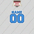 Tennessee Titans Personalized Current Name and Number Glossy Stickers